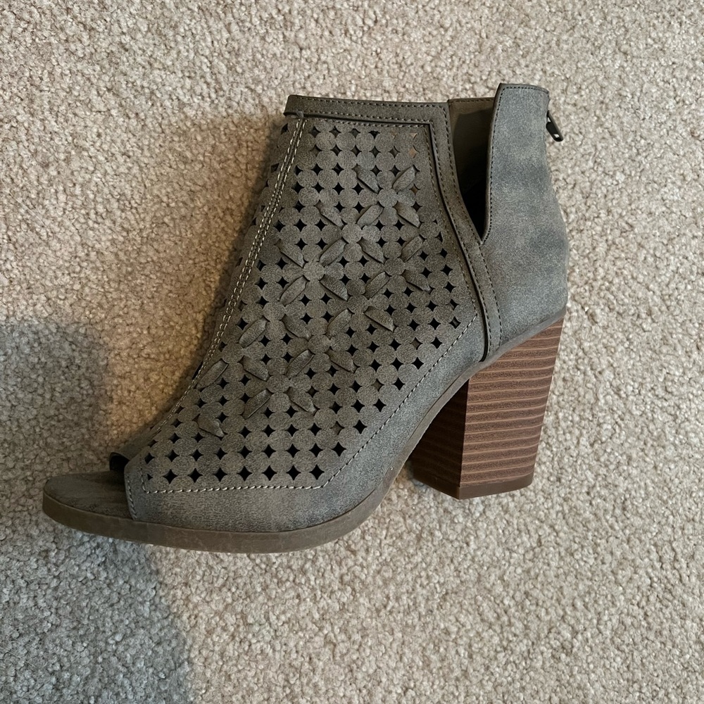Suede booties